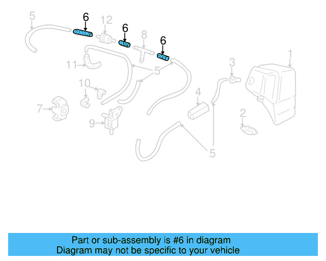 Vacuum Hose N-020-139-1 - View 6