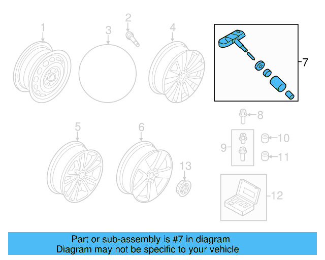 Sensor 1K0-907-253-D - View 8