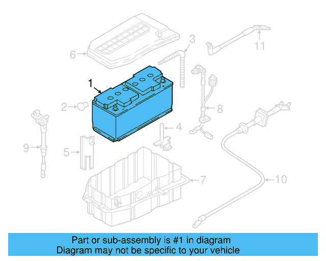 Vehicle Battery 000915089G - View 11