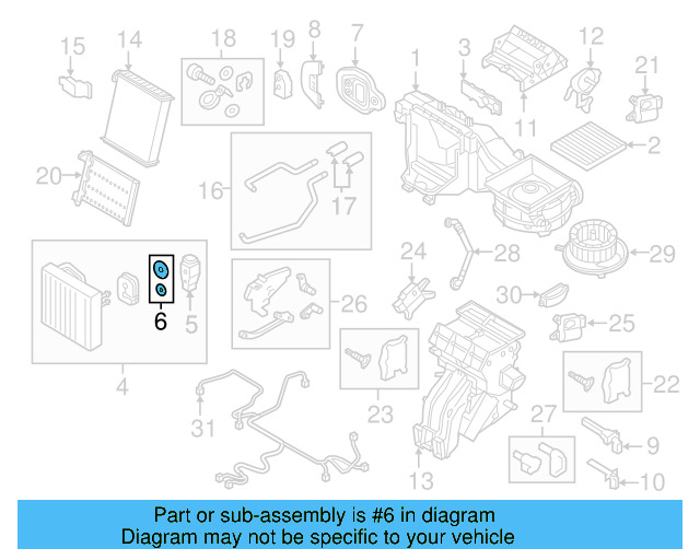 Expansion Valve Seal Kit 5Q0-898-850 - View 4