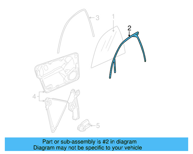Window Guide 3B0-837-431-C-B41 - View 2