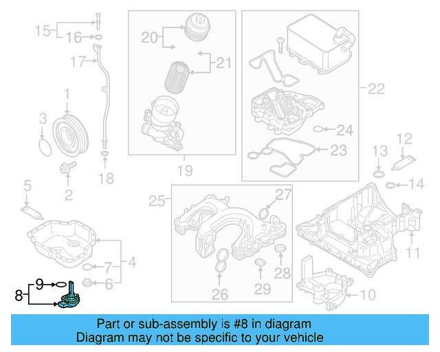 Level Sensor 03C-907-660-AA - View 17