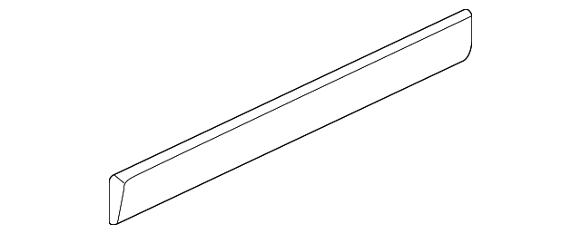 Body Side Molding (Unpainted) 1k3853536agru - View 2