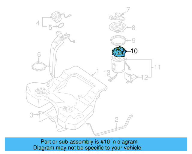 Fuel Filter 3C0-919-679-A - View 12