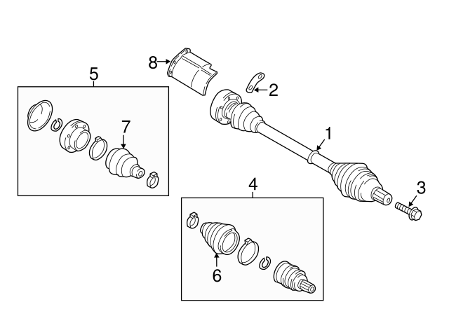 Outer Boot 1K0-498-203-A - View 50