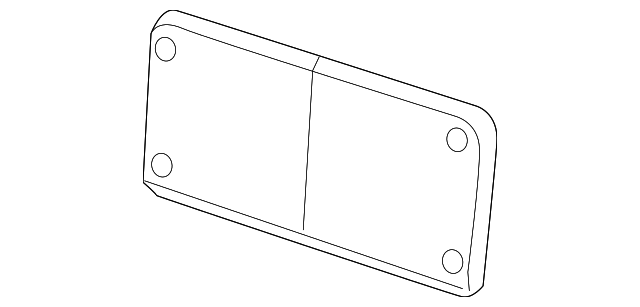 License Bracket 5C5-807-287-M-9B9