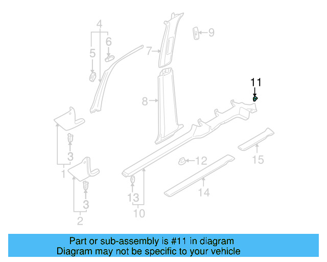 Door Sill Plate Clip N-908-315-01-01C - View 27
