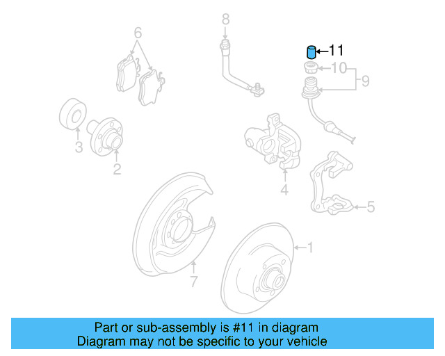 Speed Sensor Sleeve 443-927-817 - View 2