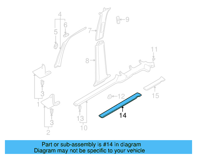 Protect Strip 1J4-853-805-6DA - View 6