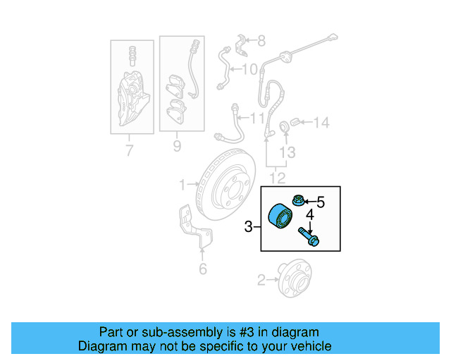 Wheel Bearing 8E0-498-625-B - View 10