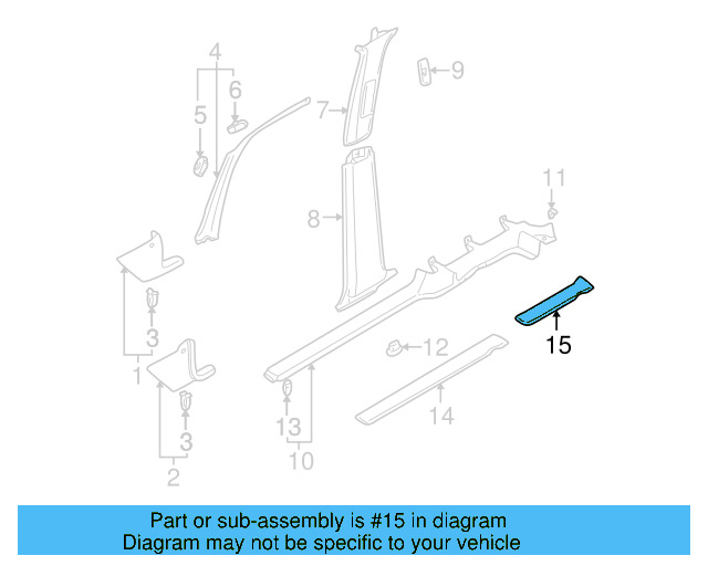 Protect Strip 1J4-853-805-D-6DA - View 4