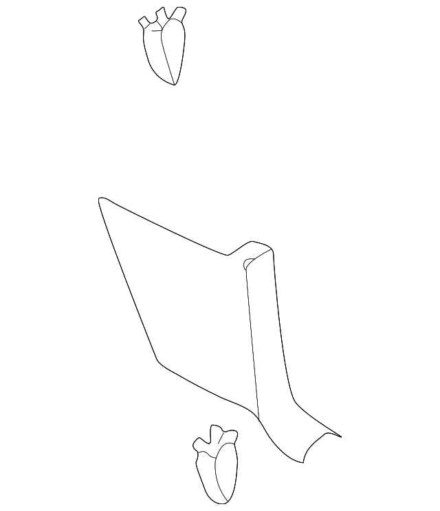 Cowl Trim 1J1-863-483-H-Q70 - View 3