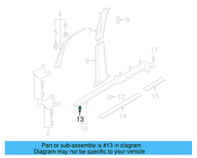 Door Sill Plate Clip N-908-315-01-01C - View 28