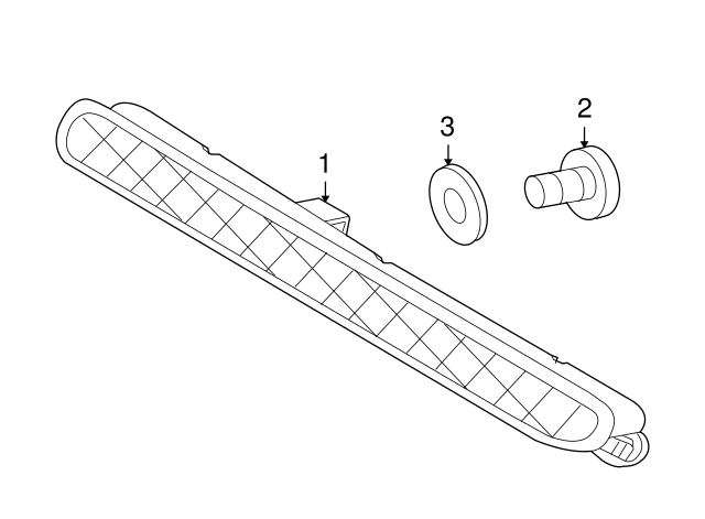 High Mount Lamp Screw N-014-122-17 - View 5