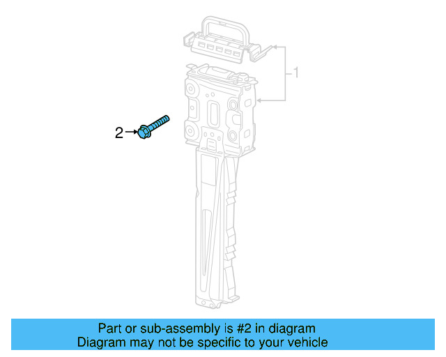 Roll Bar Bolt N-107-811-01 - View 2
