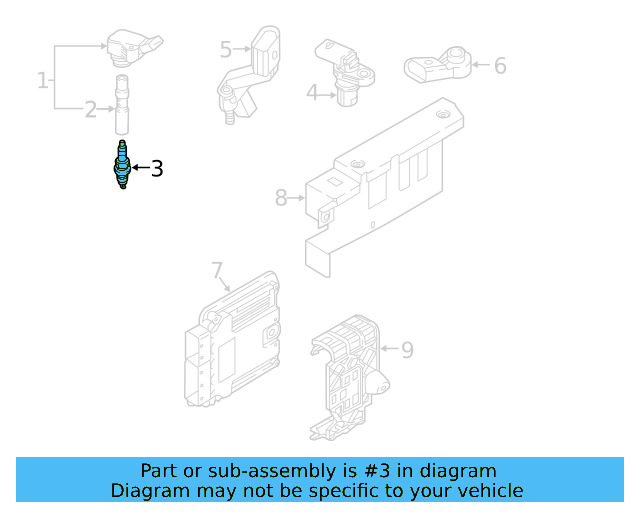 Spark Plug 04E-905-602-D - View 5