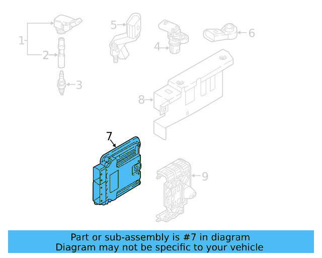 Engine Control Module (ECM) 04E-906-024-AD - View 4