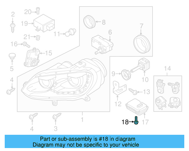 Trim Molding Screw N-907-290-02 - View 7