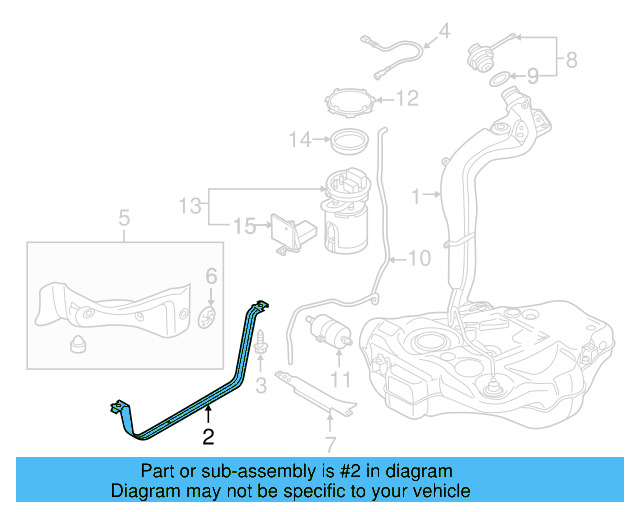 Tank Strap 1K0-201-656-C - View 15