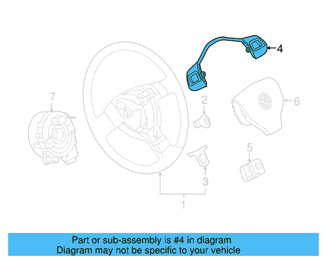 Control Switch 5K0-998-537-C - View 4