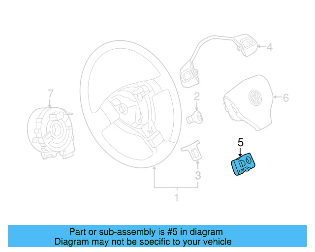 Control Module 5K0-959-542-B - View 12