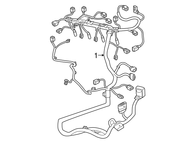 Engine Harness 04L-972-627-AQ - View 3
