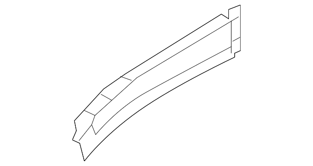 Hinge Pillar Reinforced 7P0-809-204 - View 2