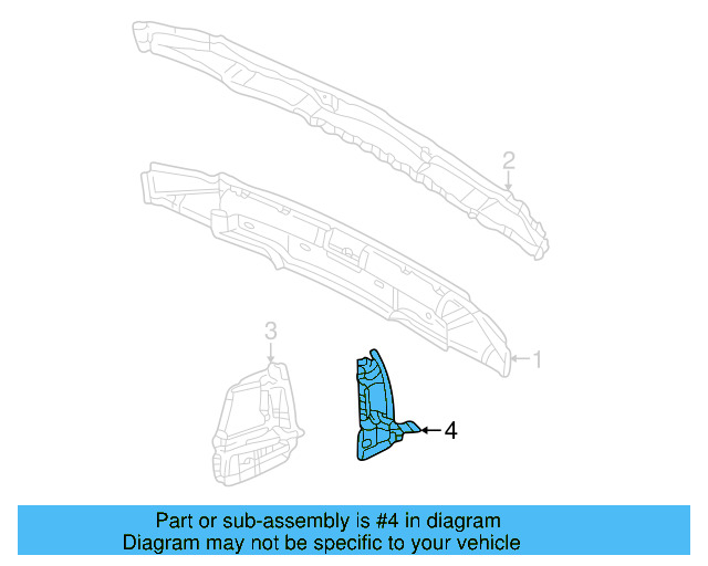Tail Lamp Pocket Reinforcement 3B9-813-332-B