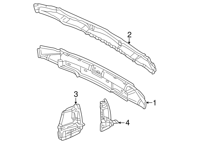 Rear Body Panel 3B9-813-301-F