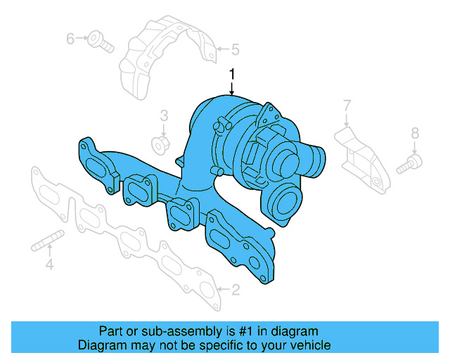 Exhaust Manifold 04L-253-020-M - View 5