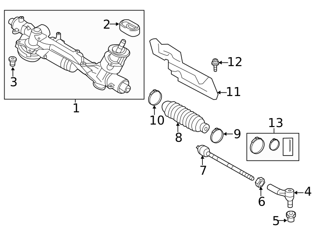 Inner Tie Rod 561-423-810