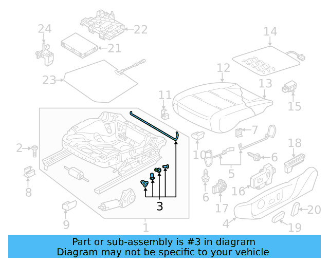 Hardware Kit 8R0-898-025 - View 11