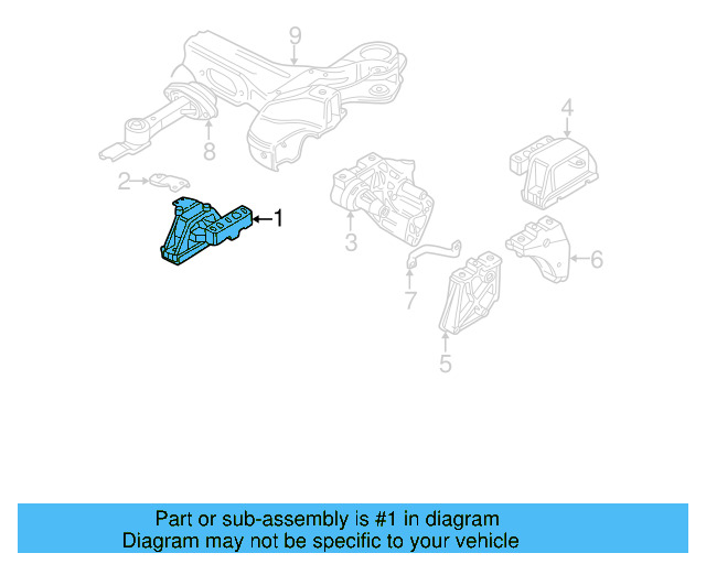 Mount 1J0-199-262-BF - View 11