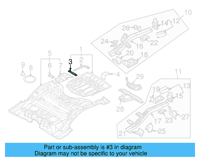 Retainer 7L0-804-373-A - View 3