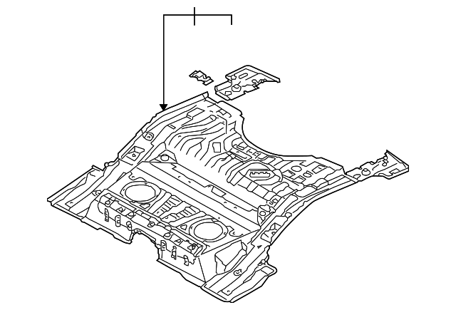 Floor Pan Assembly 7L0-802-011-E