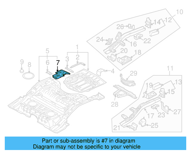 Cover Plate 7L0-801-570-B - View 3
