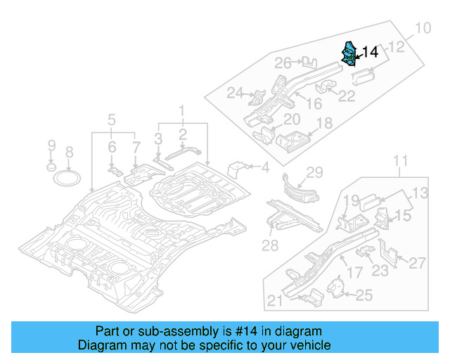 Bumper Bracket 7L0-801-770-C - View 3
