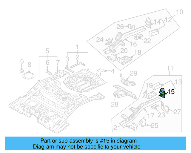 Bumper Bracket 7L0-801-769-C - View 3