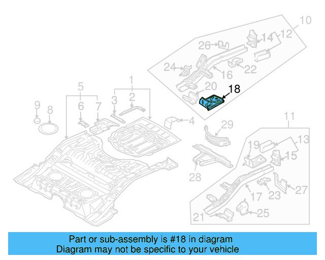 Floor Extension 7L0-802-090-B - View 3