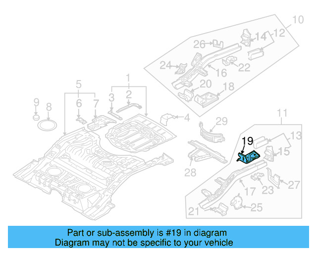 Floor Extension 7L0-802-089-B - View 3
