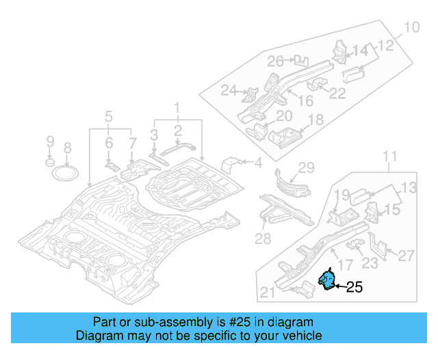 Support Bracket 7L0-803-717-A - View 3