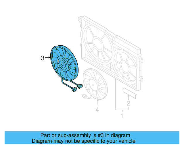 Fan Assembly 3C0-959-455-F - View 9