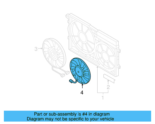 Fan & Motor 1K0-959-455-ET - View 10