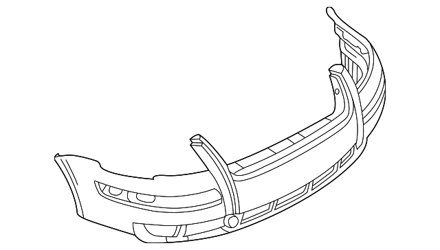 Bumper Cover (Unpainted) 3b0807217ngru - View 5