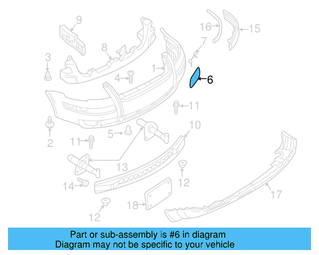 Cap (Unpainted) 3b0807937agru - View 3