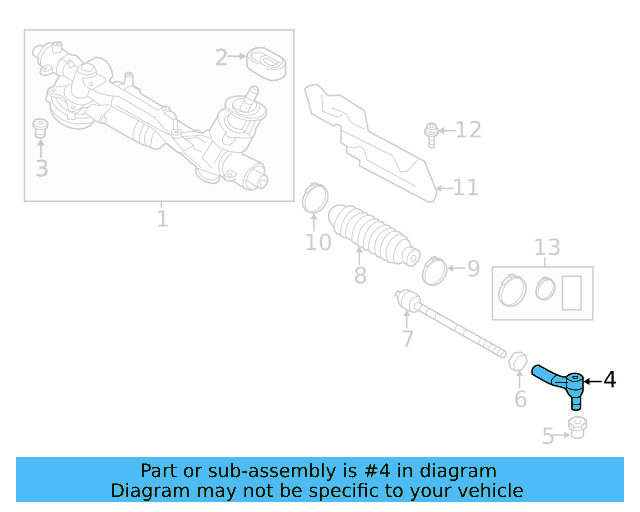 Outer Tie Rod 1K0-423-811-K - View 19