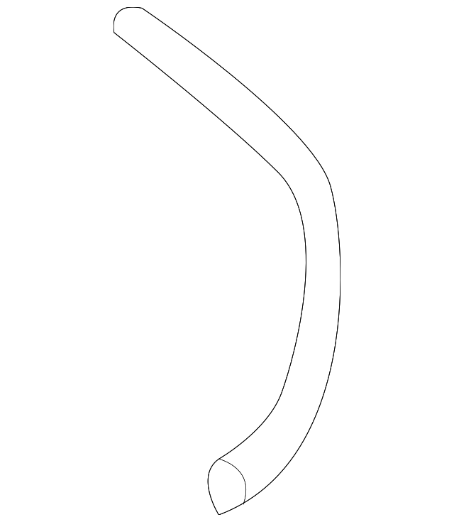 Upper Molding 3B0-807-244-2ZZ - View 2