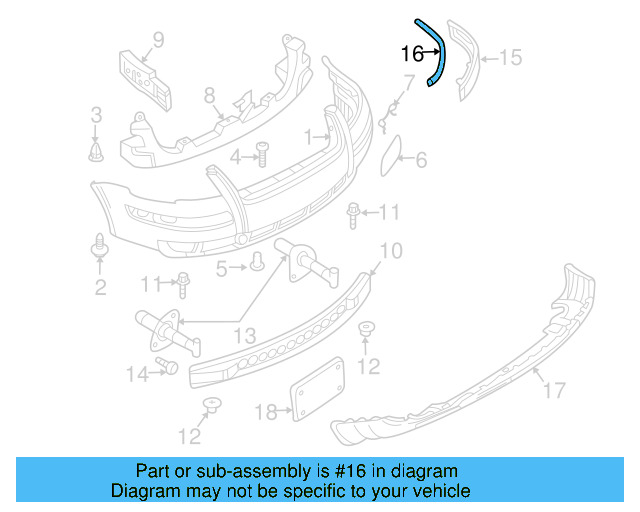 Upper Molding 3B0-807-244-2ZZ - View 7
