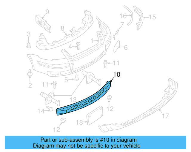 Impact Bar 3B0-807-109-B - View 8
