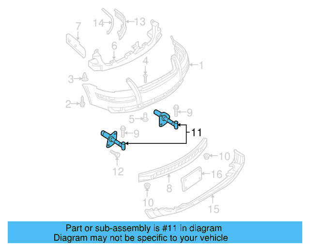 Energy Absorber 3B0-807-272-C - View 7